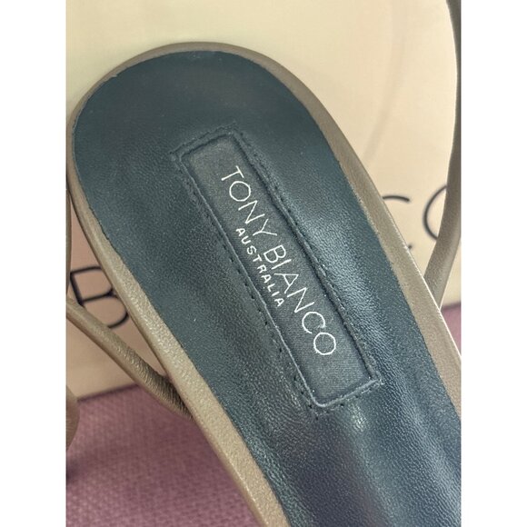 Tony Bianco Mariah Sandals in Liqueur Brown 8 Womens Leather High Heels - Picture 7 of 14